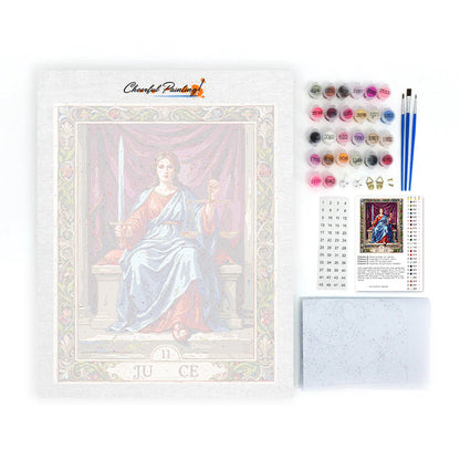 正義 - 数字で塗り絵