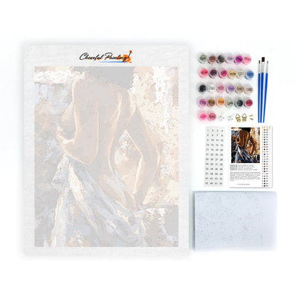 物憂い朝 - 数字で塗り絵