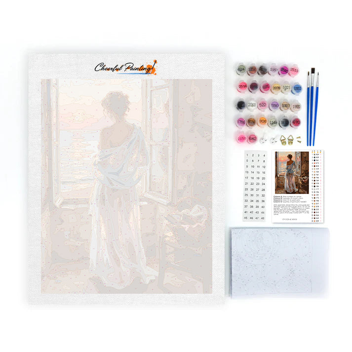 朝の空想 - 数字で塗り絵