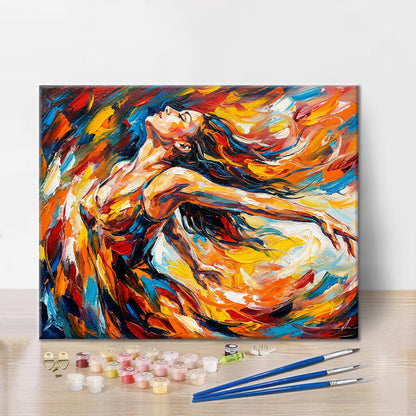 炎の歌 - 数字で塗り絵