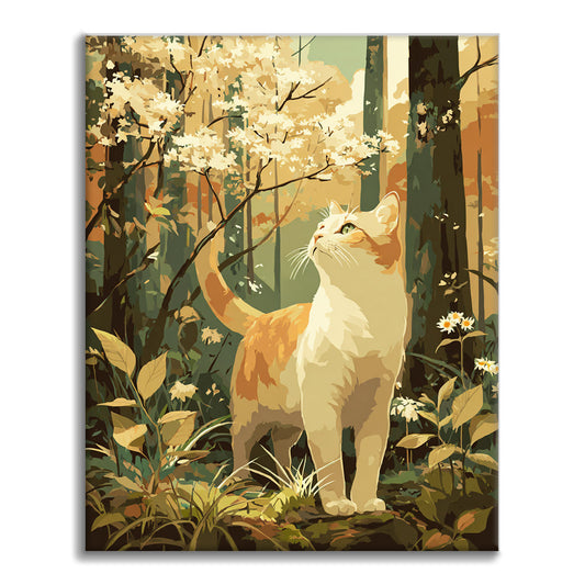 春のウォッチ - 数字で塗り絵