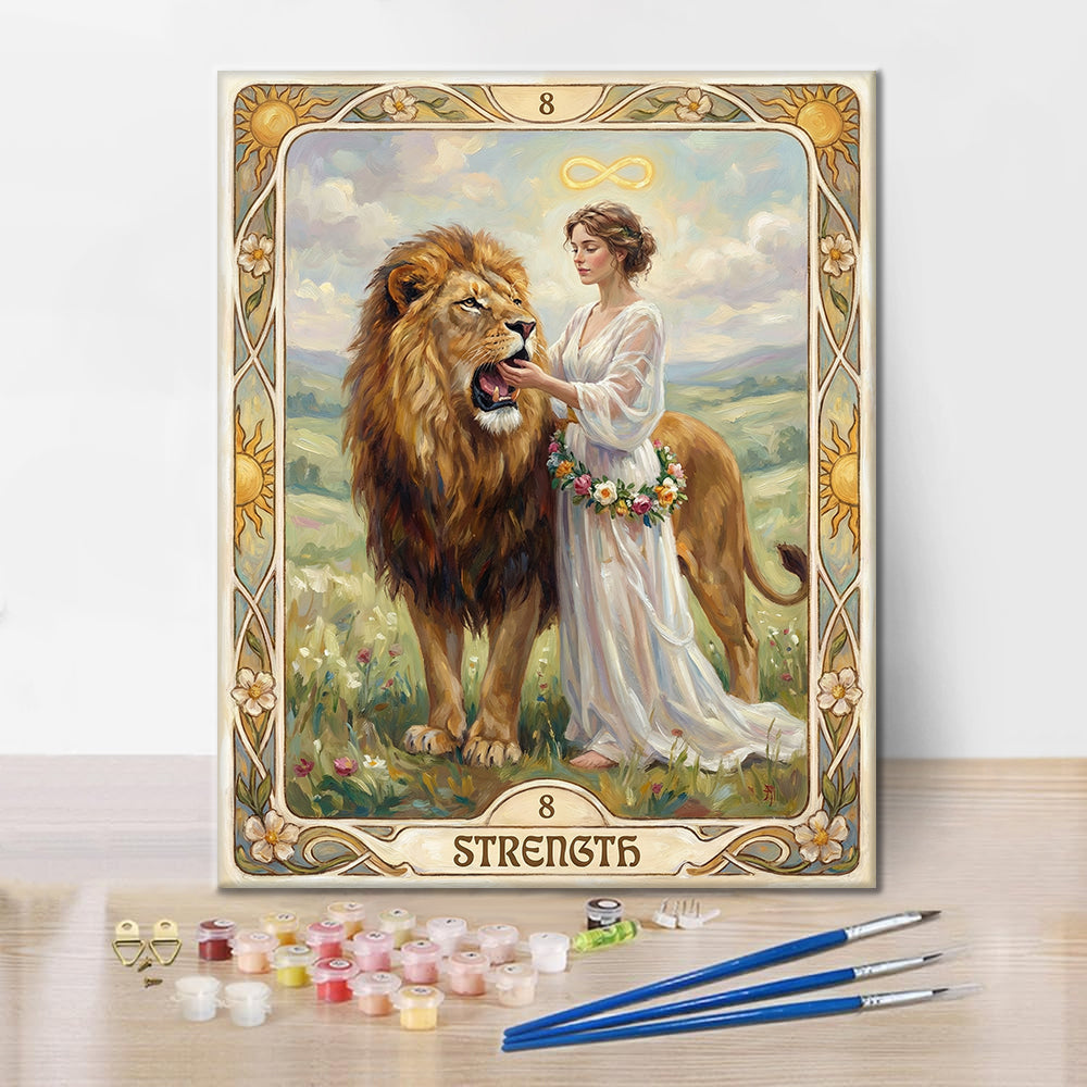 強さ - 数字で塗り絵