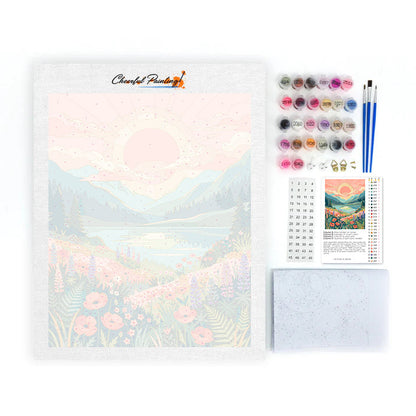 サンライズバレー - 数字で塗り絵