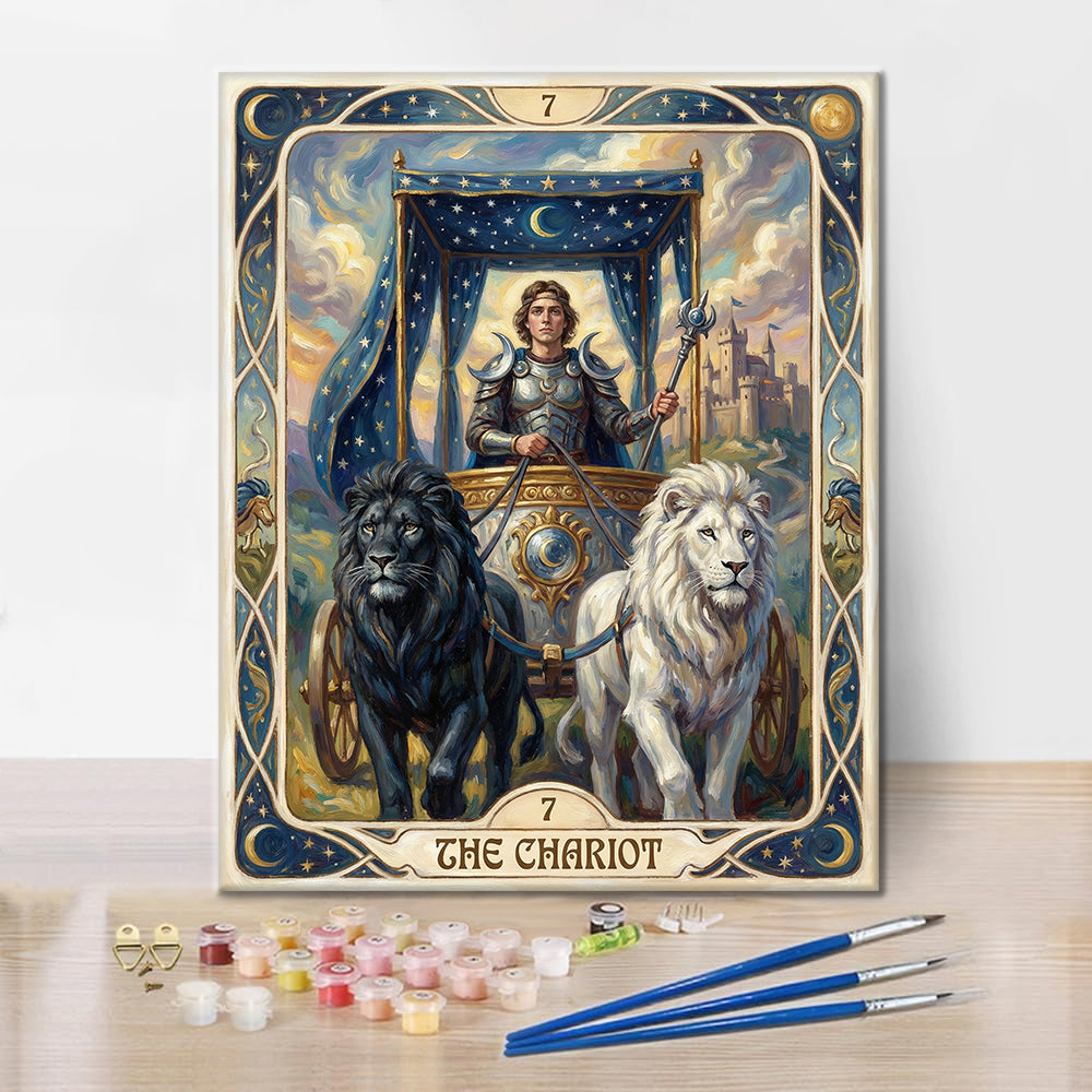 チャリオット - 数字で塗り絵