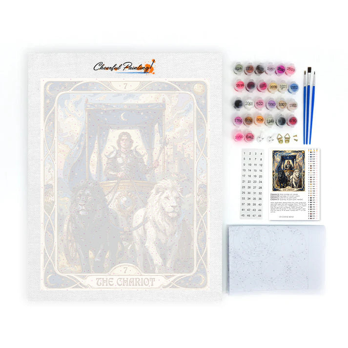 チャリオット - 数字で塗り絵