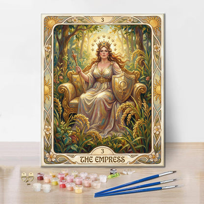 皇后 - 数字で塗り絵