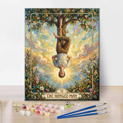 吊られた男 - 数字で塗り絵