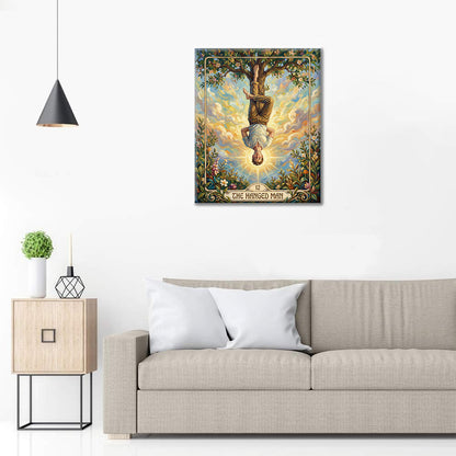 吊られた男 - 数字で塗り絵