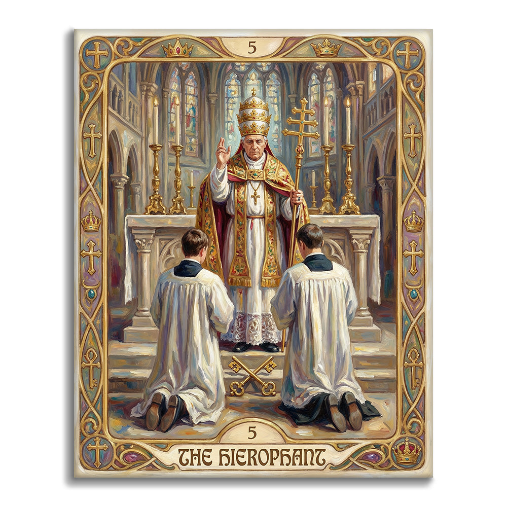 教皇 - 数字で塗り絵