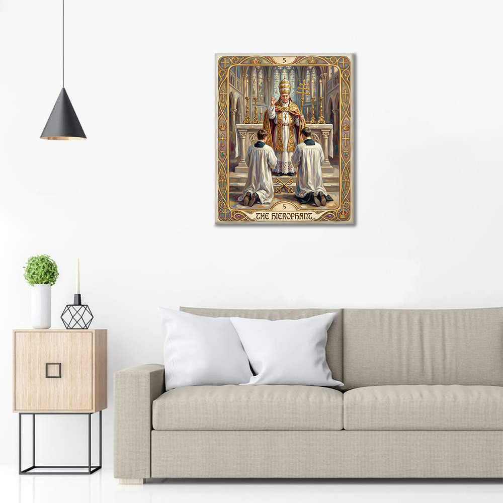 教皇 - 数字で塗り絵