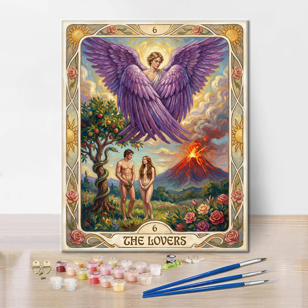 恋人たち - 数字で塗り絵