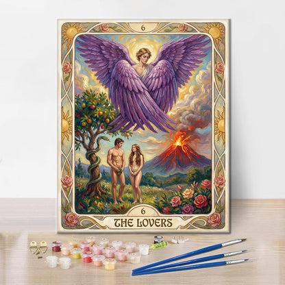 恋人たち - 数字で塗り絵