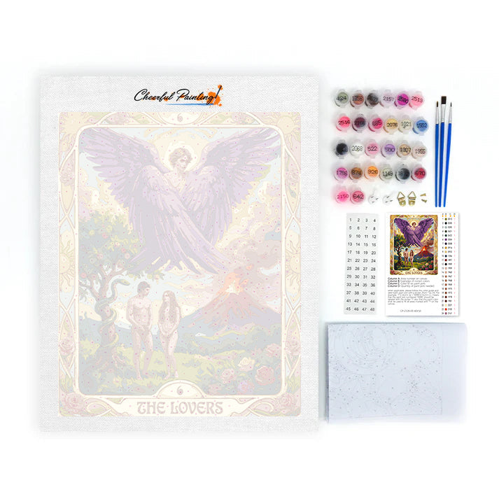 恋人たち - 数字で塗り絵