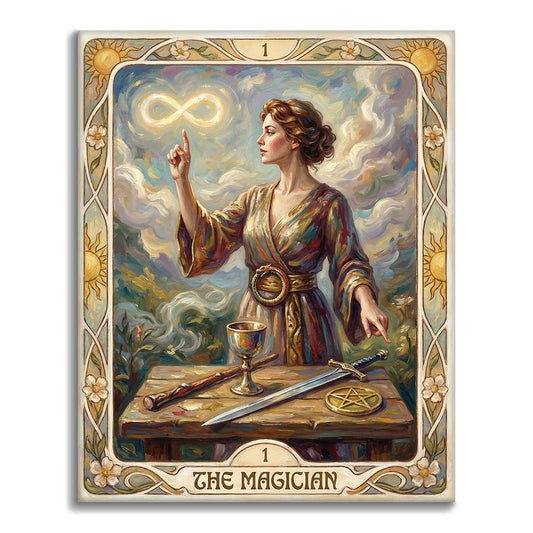 マジシャン - 数字で塗り絵