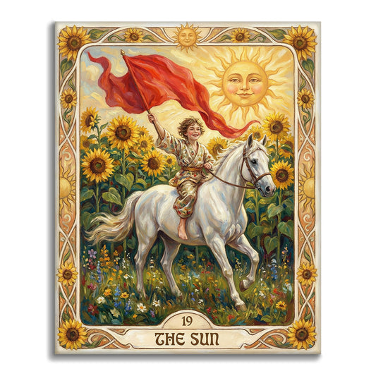 太陽 - 数字で塗り絵