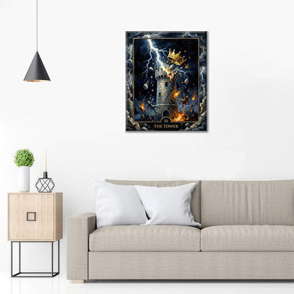 タワー - 数字で塗り絵