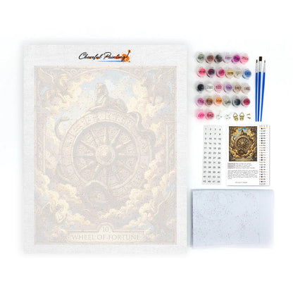 ホイール・オブ・フォーチュン - 数字で塗り絵