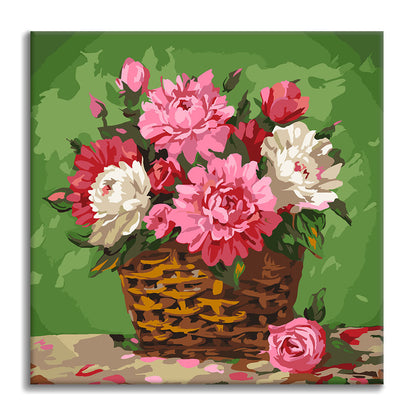 ブルーミング・ロマンス - ミニ数字で塗り絵