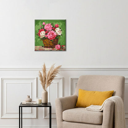 ブルーミング・ロマンス - ミニ数字で塗り絵