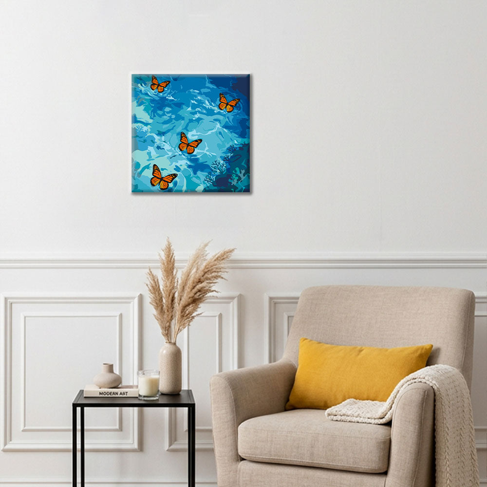 セルリアン・フライト - ミニ数字で塗り絵