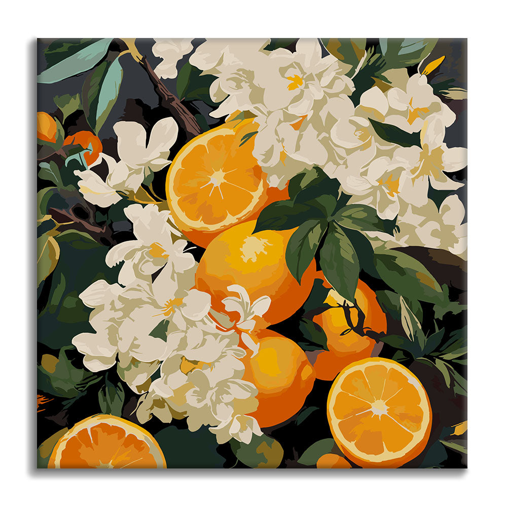 シトラスブロッサム - ミニ数字で塗り絵 – Cheerful painting®（JP）