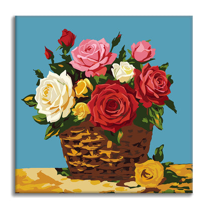 ロマンスの色彩 - ミニ数字で塗り絵