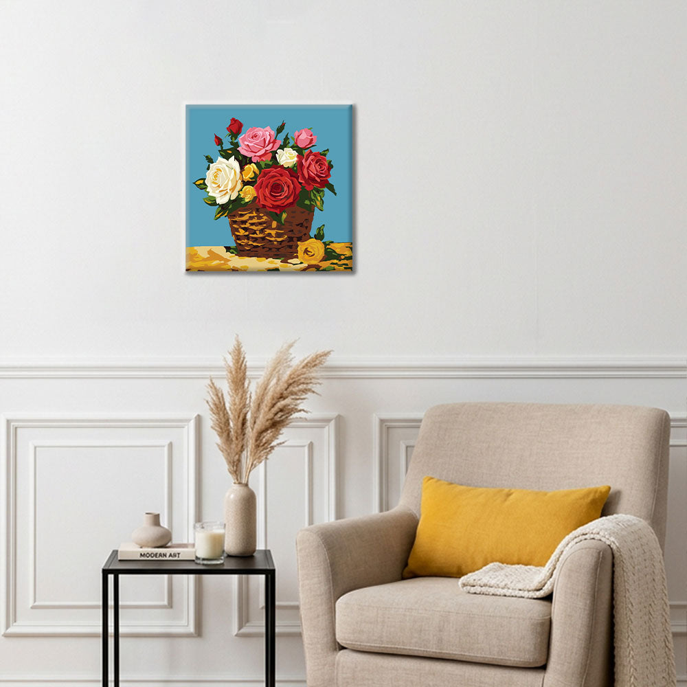 ロマンスの色彩 - ミニ数字で塗り絵