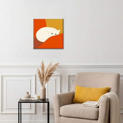 色への好奇心 - ミニ数字で塗り絵