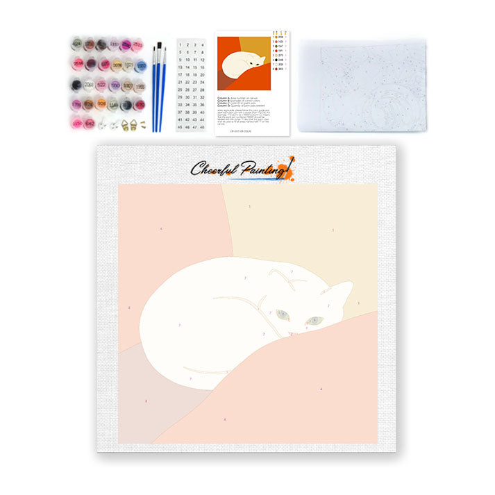 色への好奇心 - ミニ数字で塗り絵