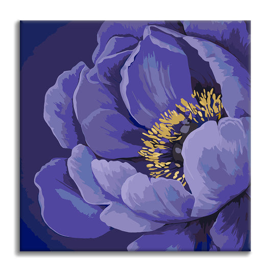 ミッドナイトブルーム - ミニ数字で塗り絵