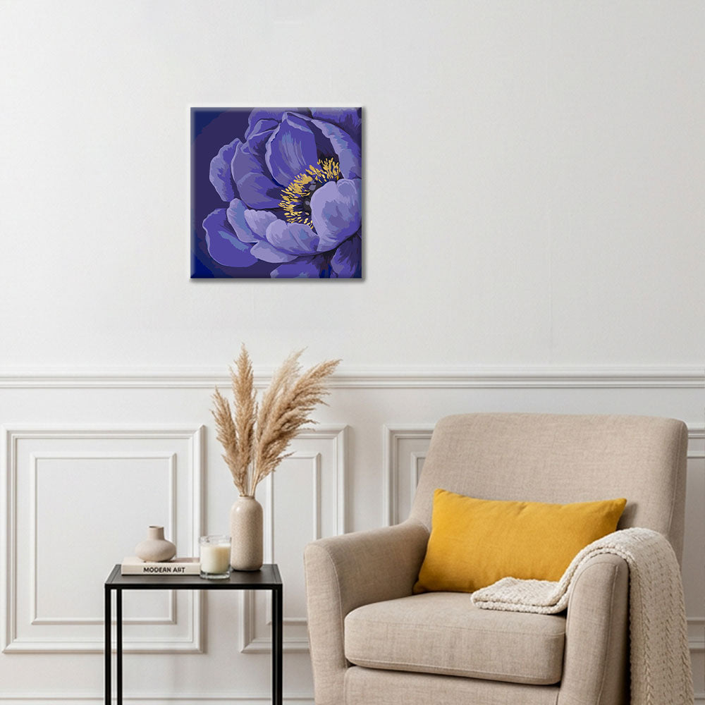 ミッドナイトブルーム - ミニ数字で塗り絵