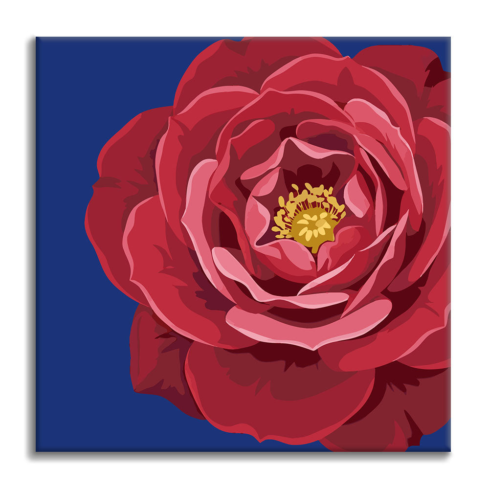 ロイヤルクリムゾン＆アズール - ミニ数字で塗り絵