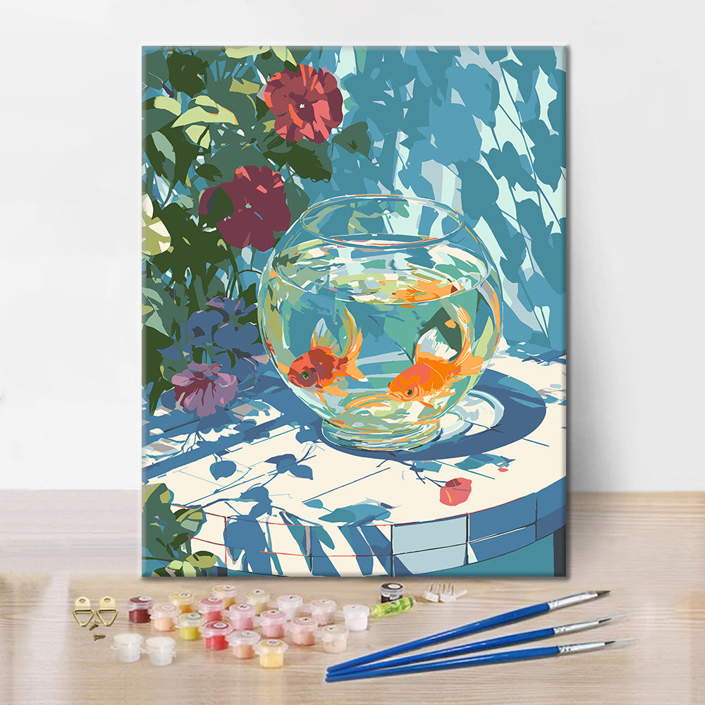 花と植物の構図｜数字油絵 – Cheerful painting®（JP）