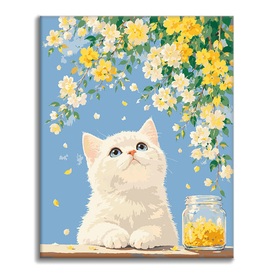 猫の夏 – 数字で塗り絵