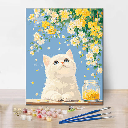猫の夏 – 数字で塗り絵