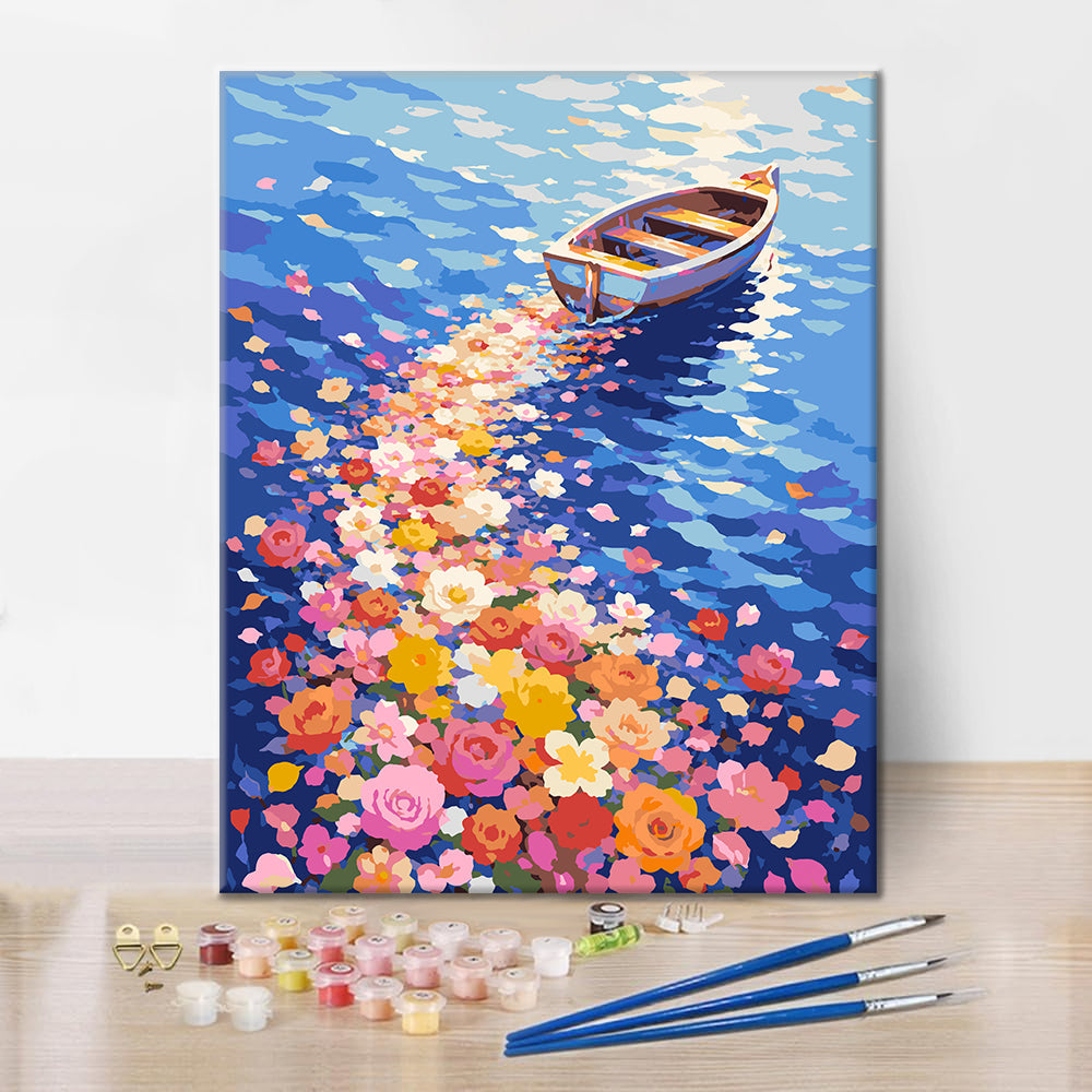 花畑の旅 – 数字で塗り絵