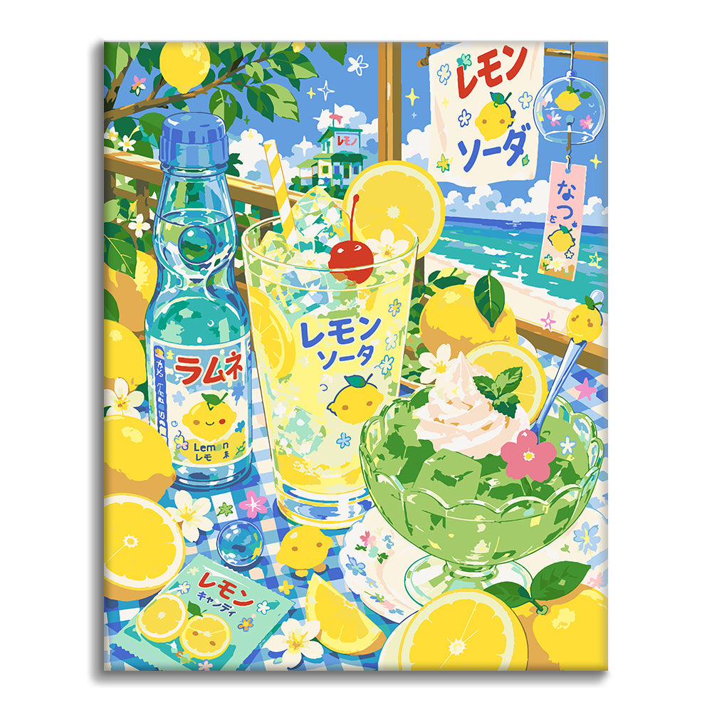 サニーレモンドリーム - 数字で塗り絵