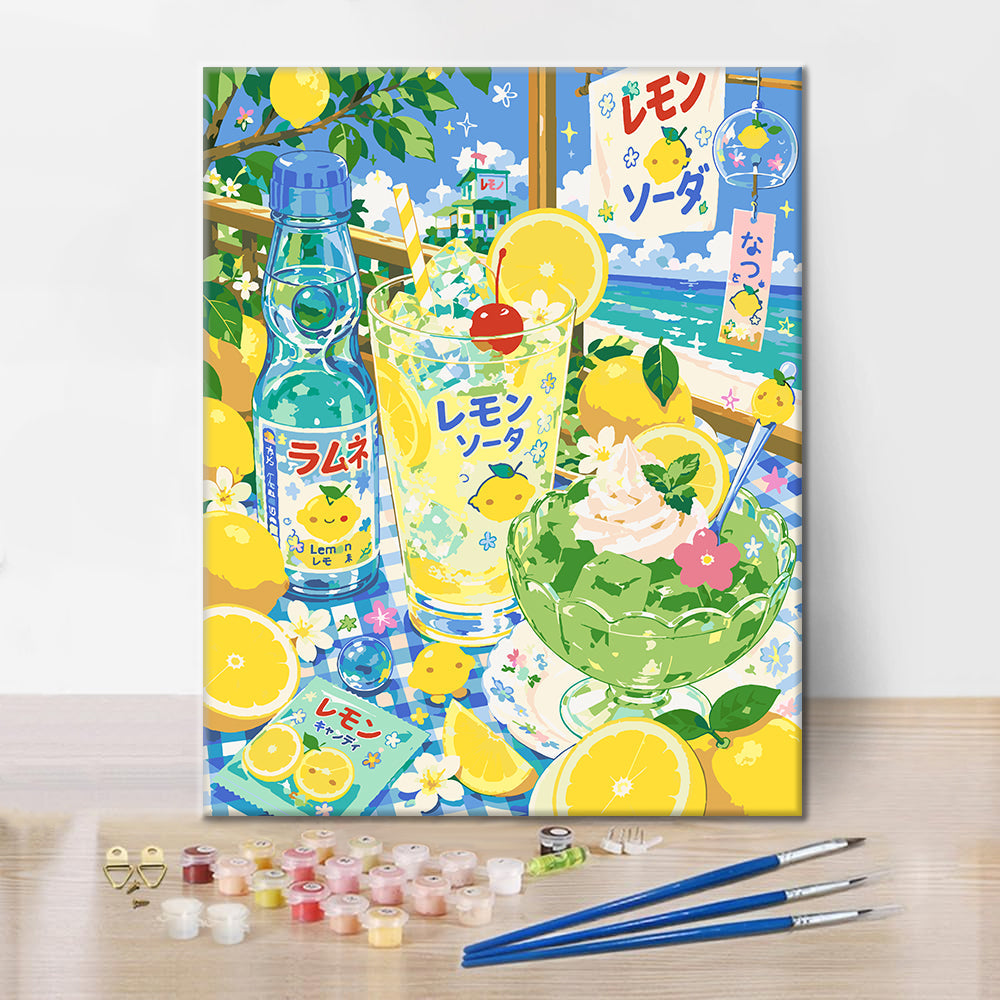 サニーレモンドリーム - 数字で塗り絵