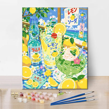 サニーレモンドリーム - 数字で塗り絵