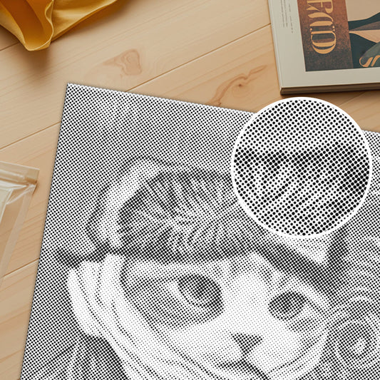猫の自画像 - 点描画キット