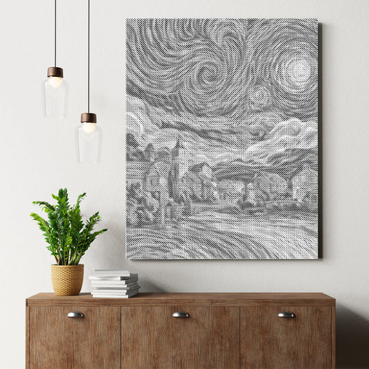 星空の村 - 点描画キット