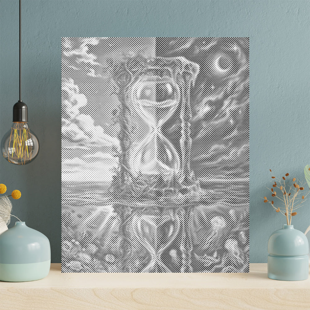 時間の砂時計 - 点描画
