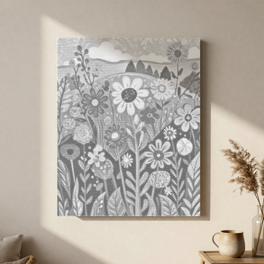 野の花 - 点描画キット