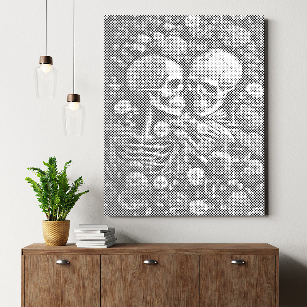 花の海とスケルトン - 点描画キット