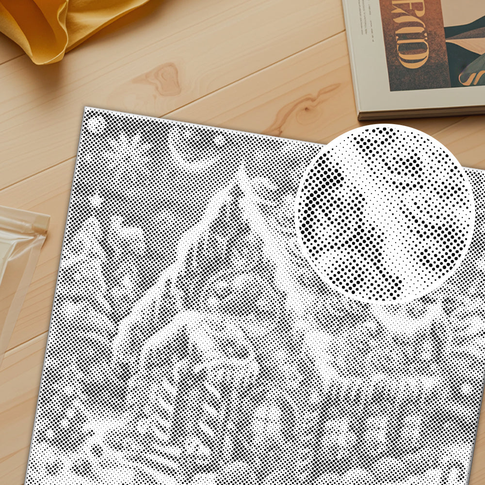 クリスマスのキャンディハウス - 点描画キット