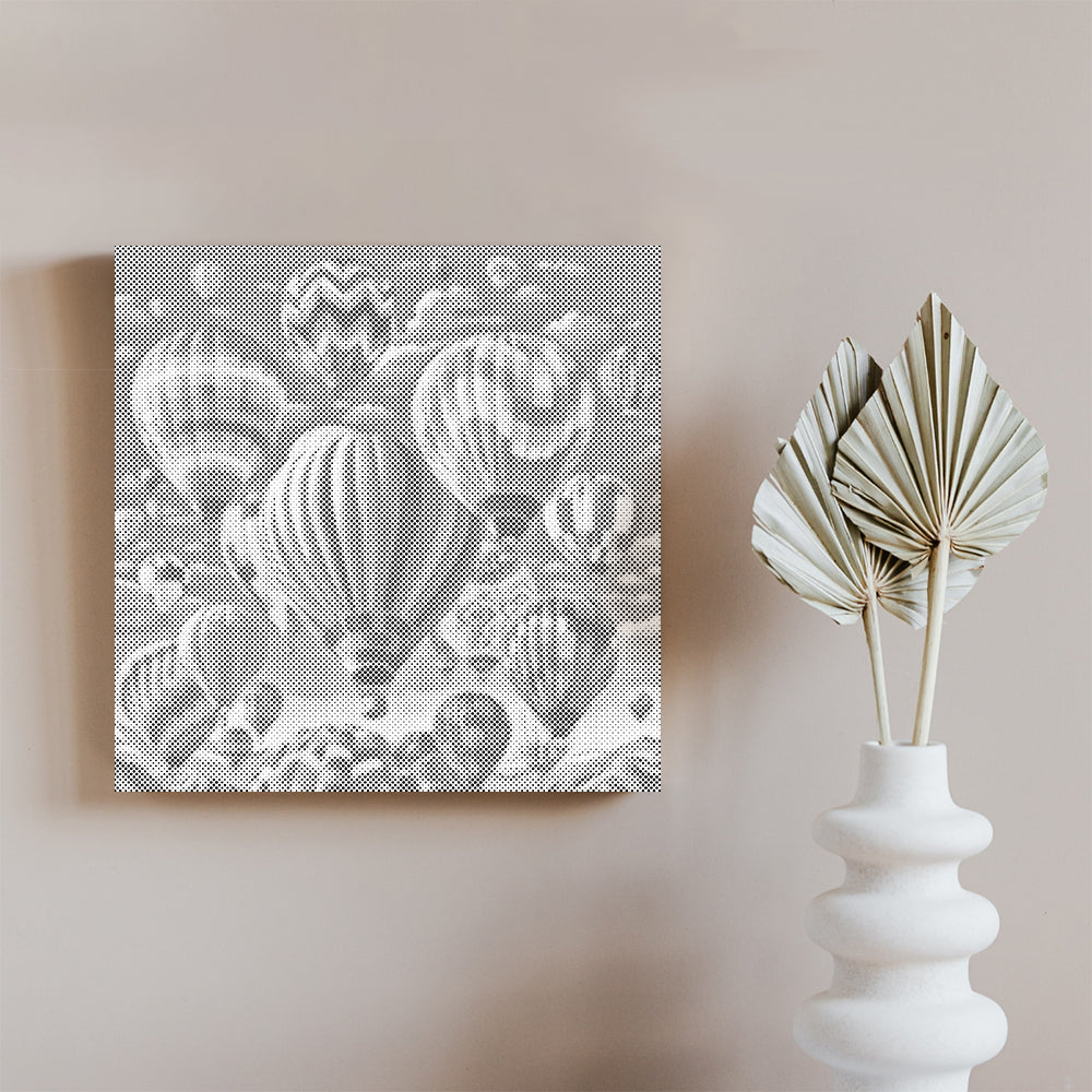 空に浮かぶバルーン - 点描画キット