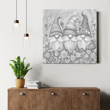 花のノームたち - 点描画キット