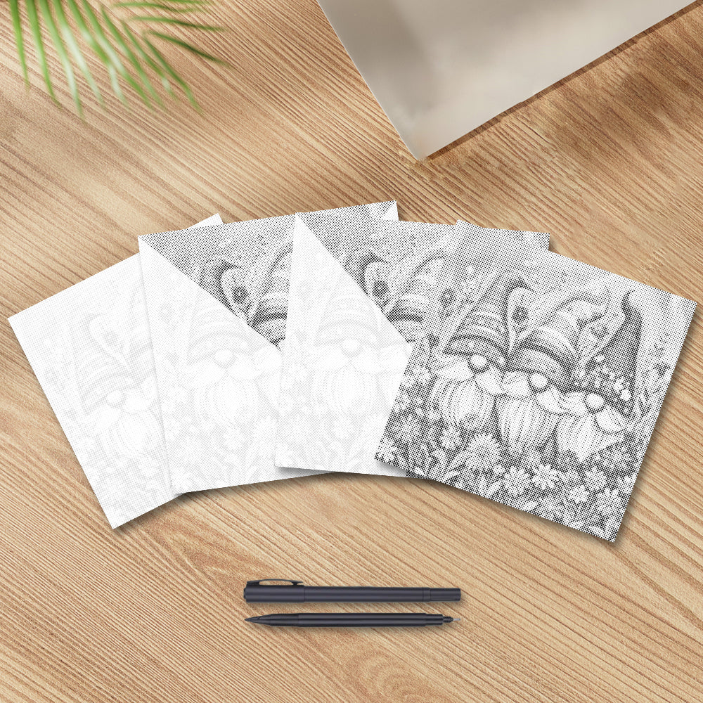 花のノームたち - 点描画キット