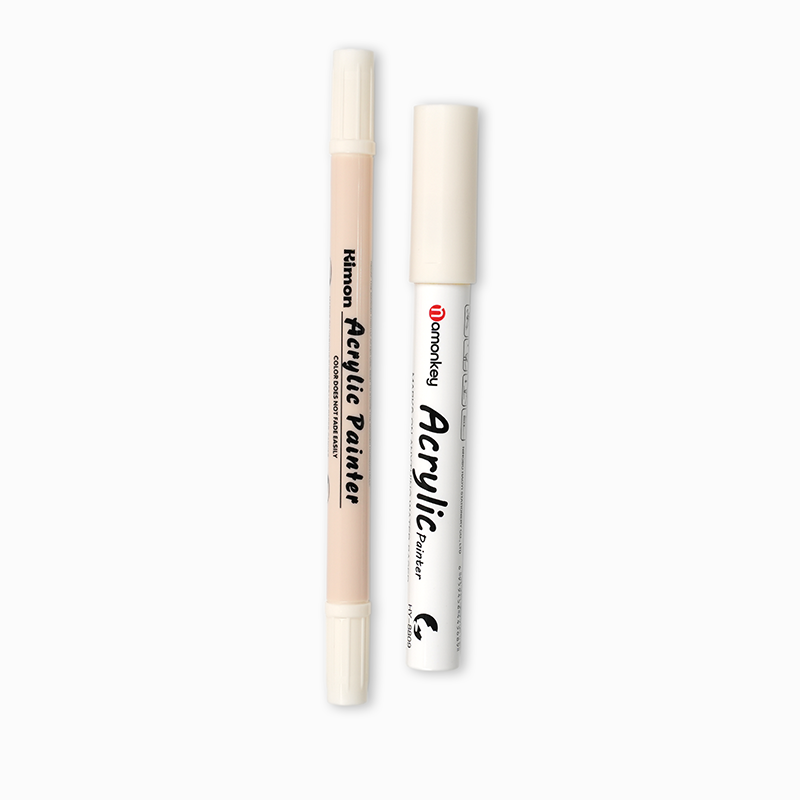 ホワイトアクリルペイントペン（2本セット）