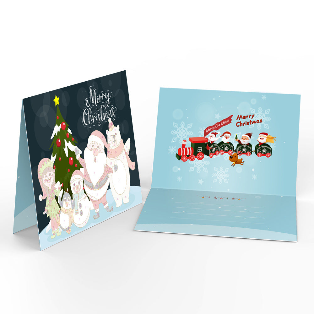 クリスマスカード I - 数字で塗る